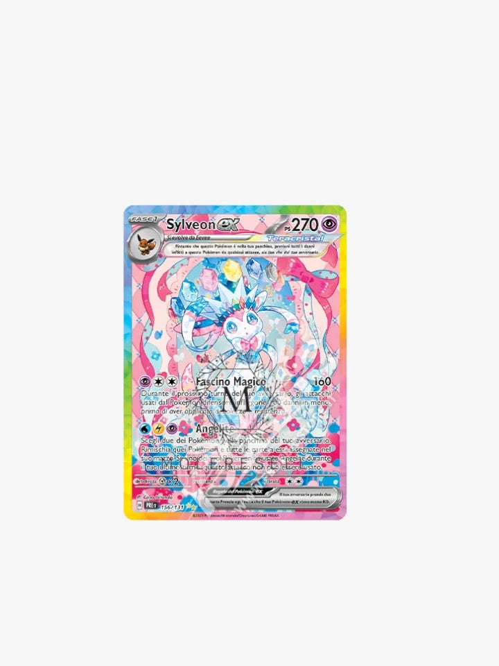 Sylveon ex 156/131 Alternative Art Ita Near Mint Evoluzioni Prismatiche