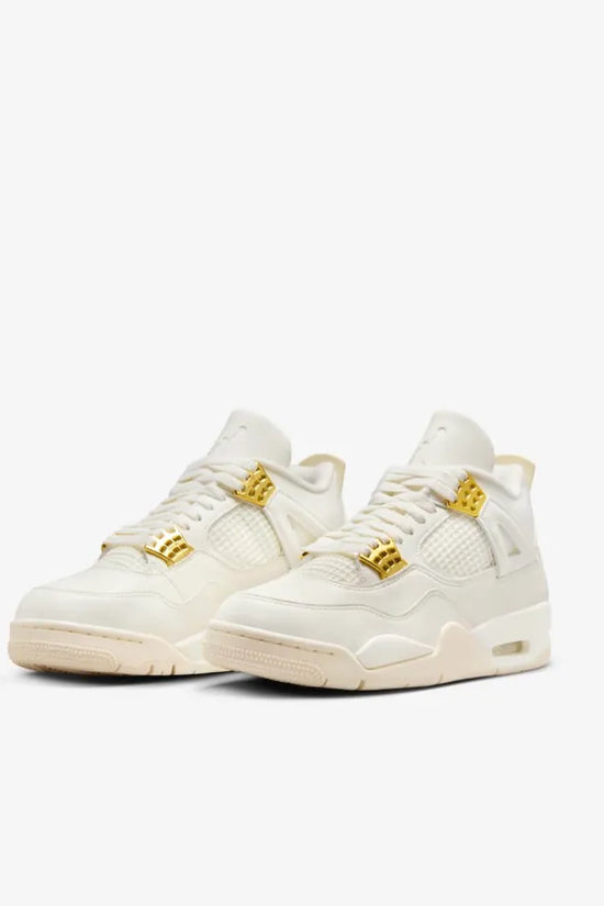 
 nike air jordan retro 4 mettalic gold