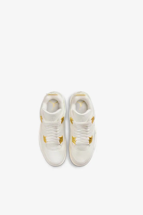  nike air jordan retro 4 mettalic gold