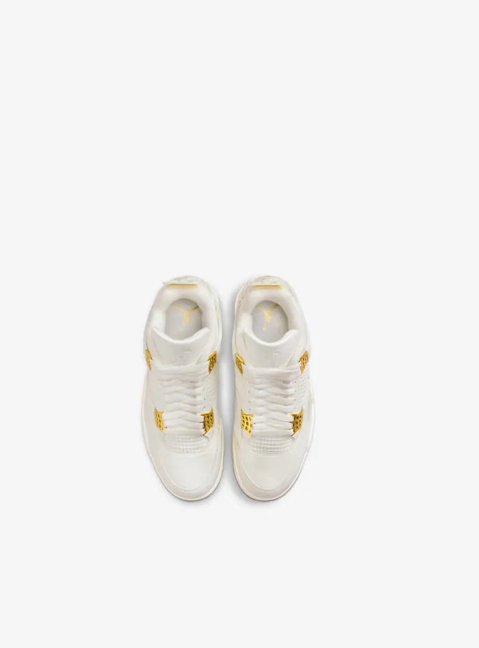 nike air jordan retro 4 mettalic gold