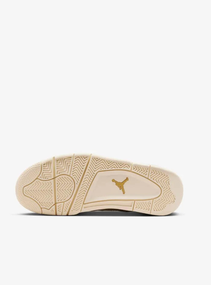  nike air jordan retro 4 mettalic gold