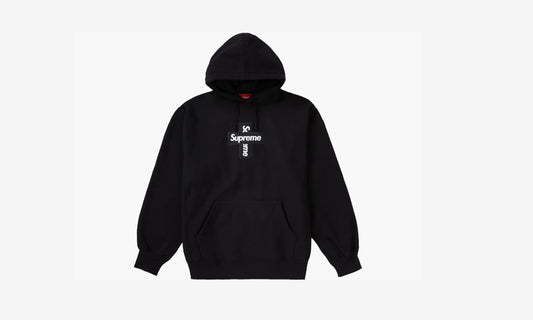 Supreme Cross Box Logo Hooded nera( FW20)