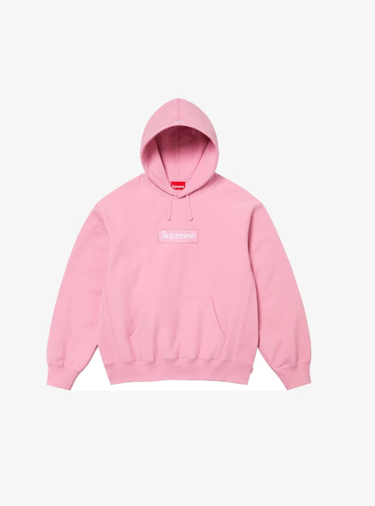 Felpa Supreme Box Logo Pink FW24