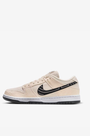 SB Dunk Low x Albino & Preto Pearl White