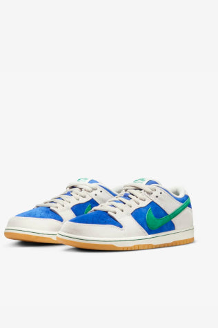 SB Dunk Low Pro Phantom and Hyper Royal