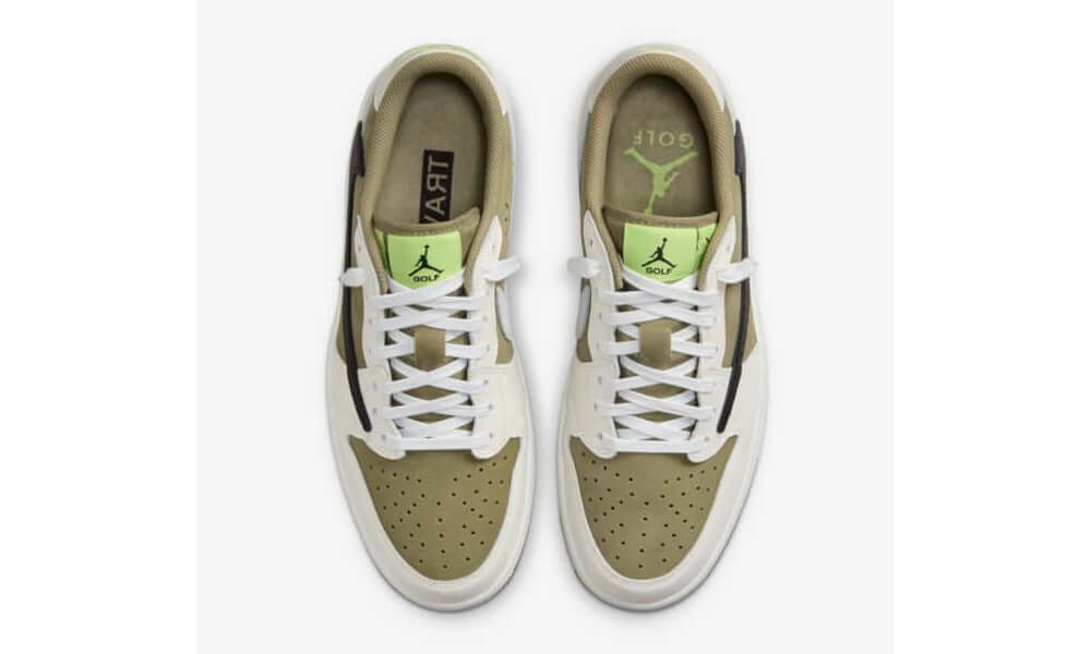 Jordan 1 Travis Scott Golf Olive - Mole Resell