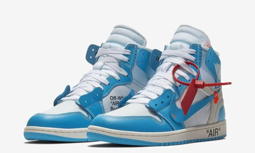 Jordan 1 Retro High Off-White Blu Universitario-Mole-Resell