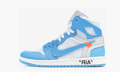 Jordan 1 Retro High Off-White Blu Universitario-Mole-Resell