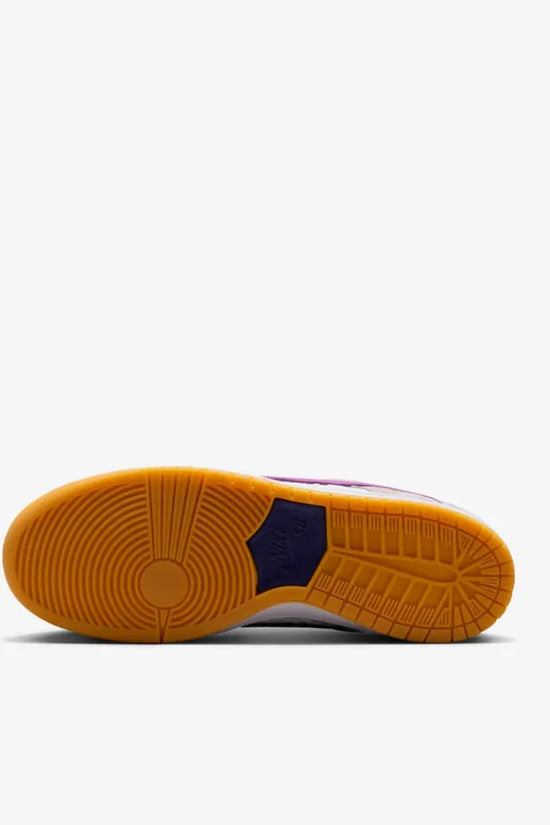 Nike SB Dunk Low Pure Platinum and Vivid Purple