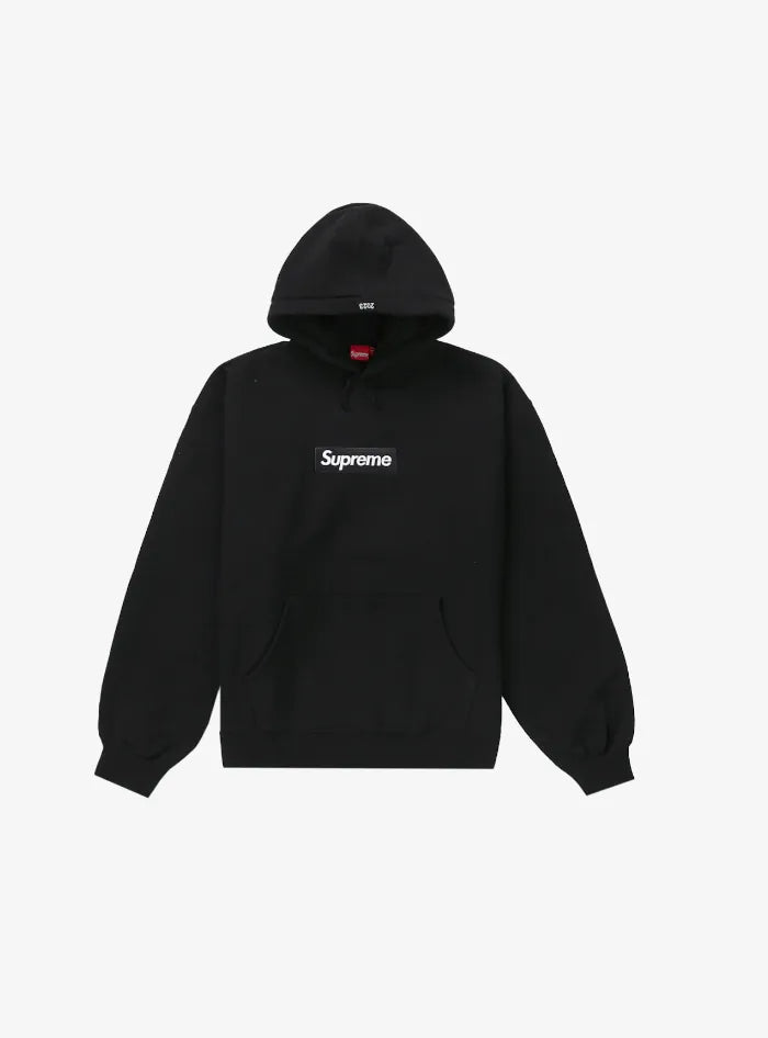 Felpa Supreme Box Logo Hooded Nera(FW23)