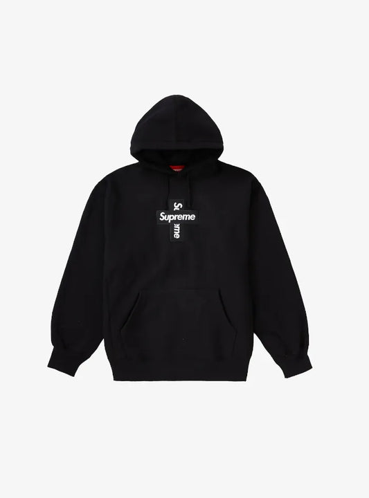 Felpa Supreme Box Logo Hooded Nera FW23 MoleResell