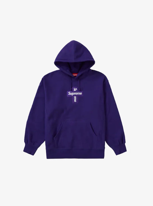 Supreme Cross Box Logo Hooded Red MoleResell